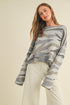 CAMO BOAT NECK SWEATER